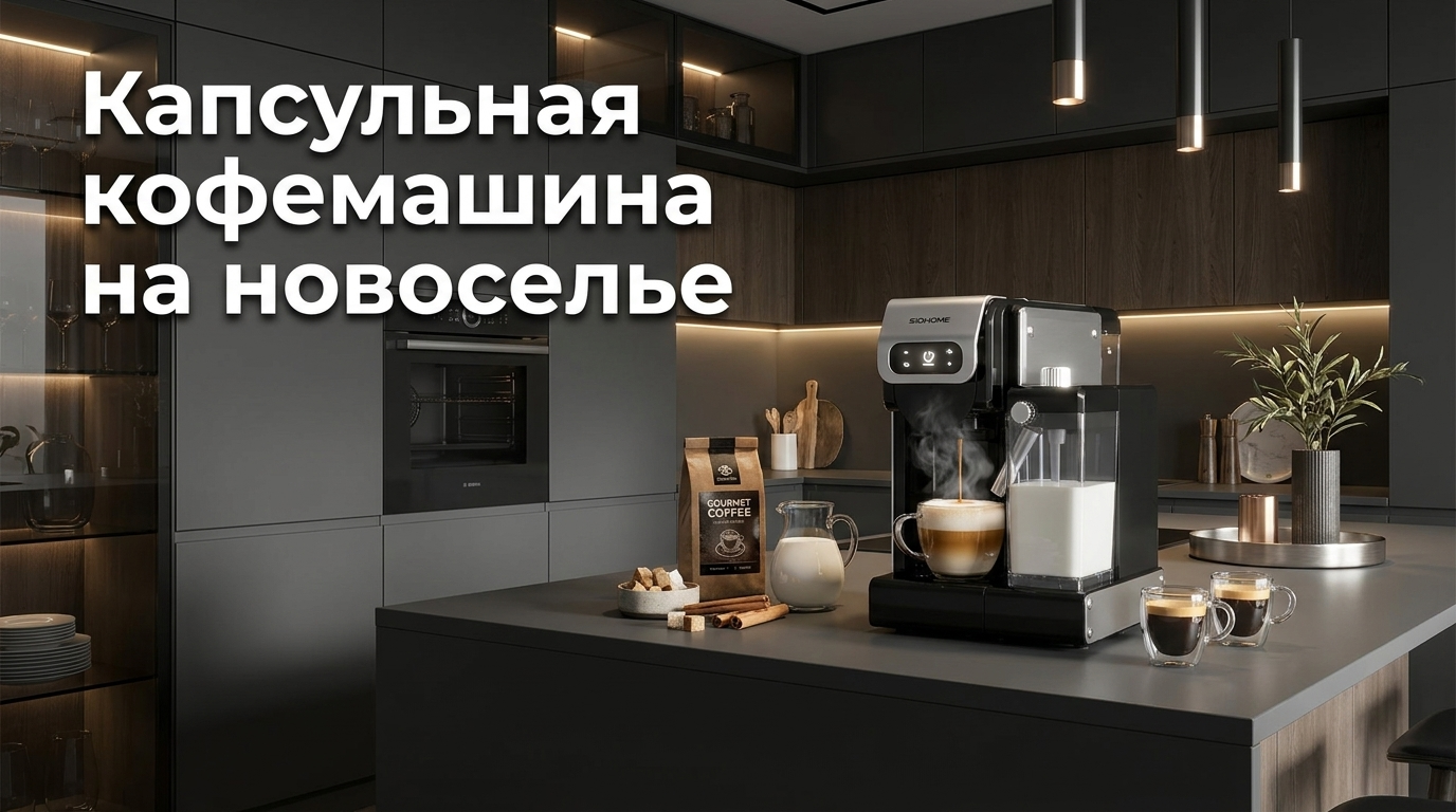 Капсульная кофемашина на новоселье
