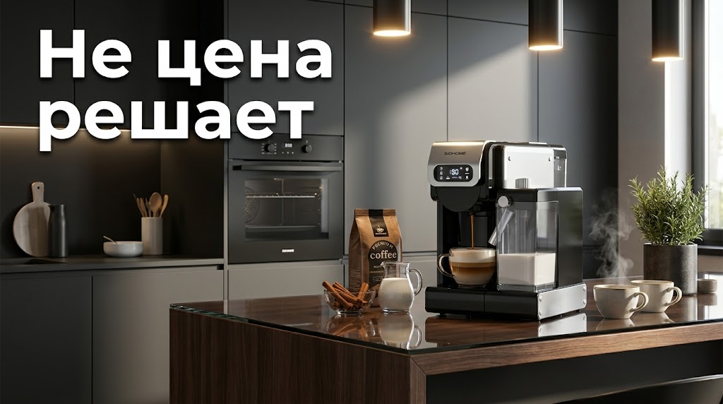Капсульная кофемашина с чек-листом выбора