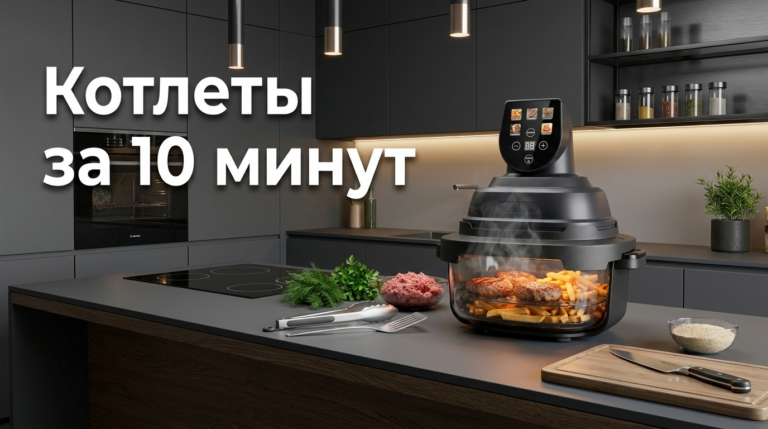 Котлеты в аэрогриле за 10 минут — как приготовить из фарша без сковороды