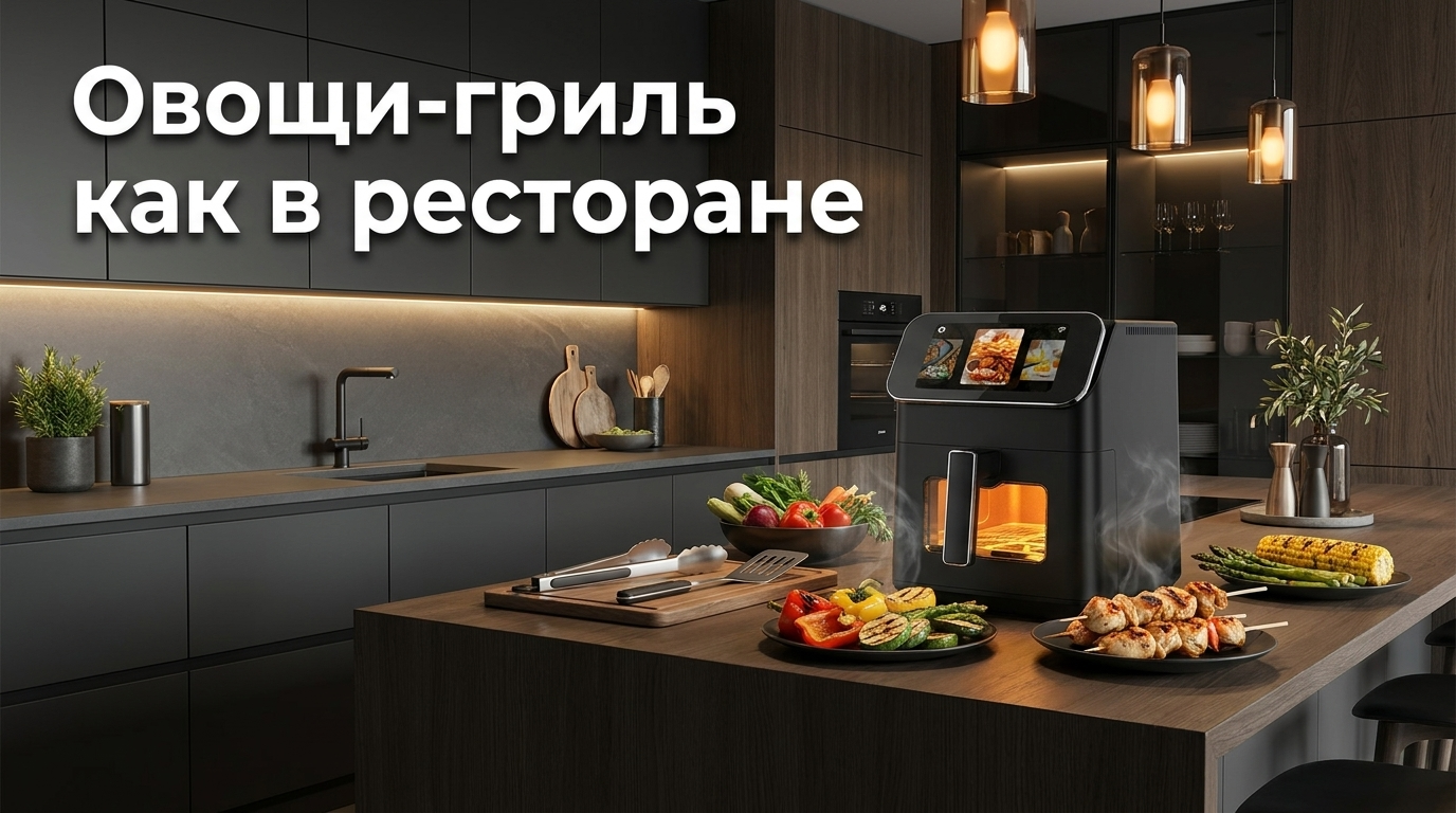 Лучший аэрогриль с рецептами для приготовления овощей-гриль