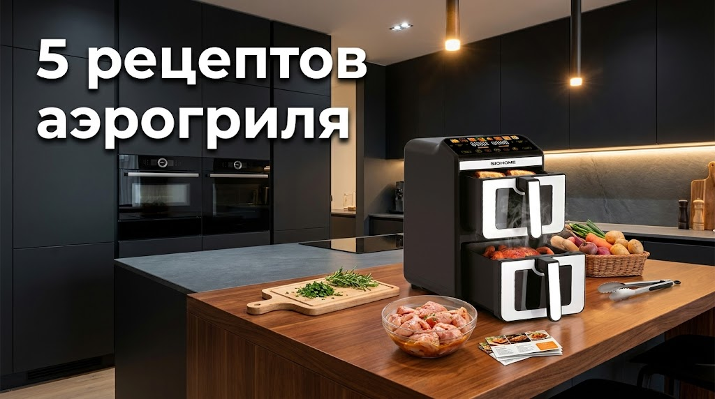 Рецепты для аэрогриля, быстрые обеды
