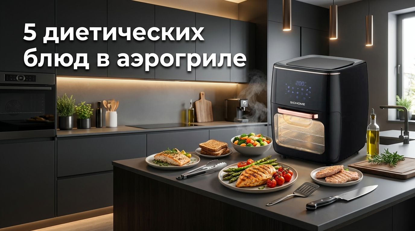 Рецепты простых блюд для диеты, приготовленных в аэрогриле