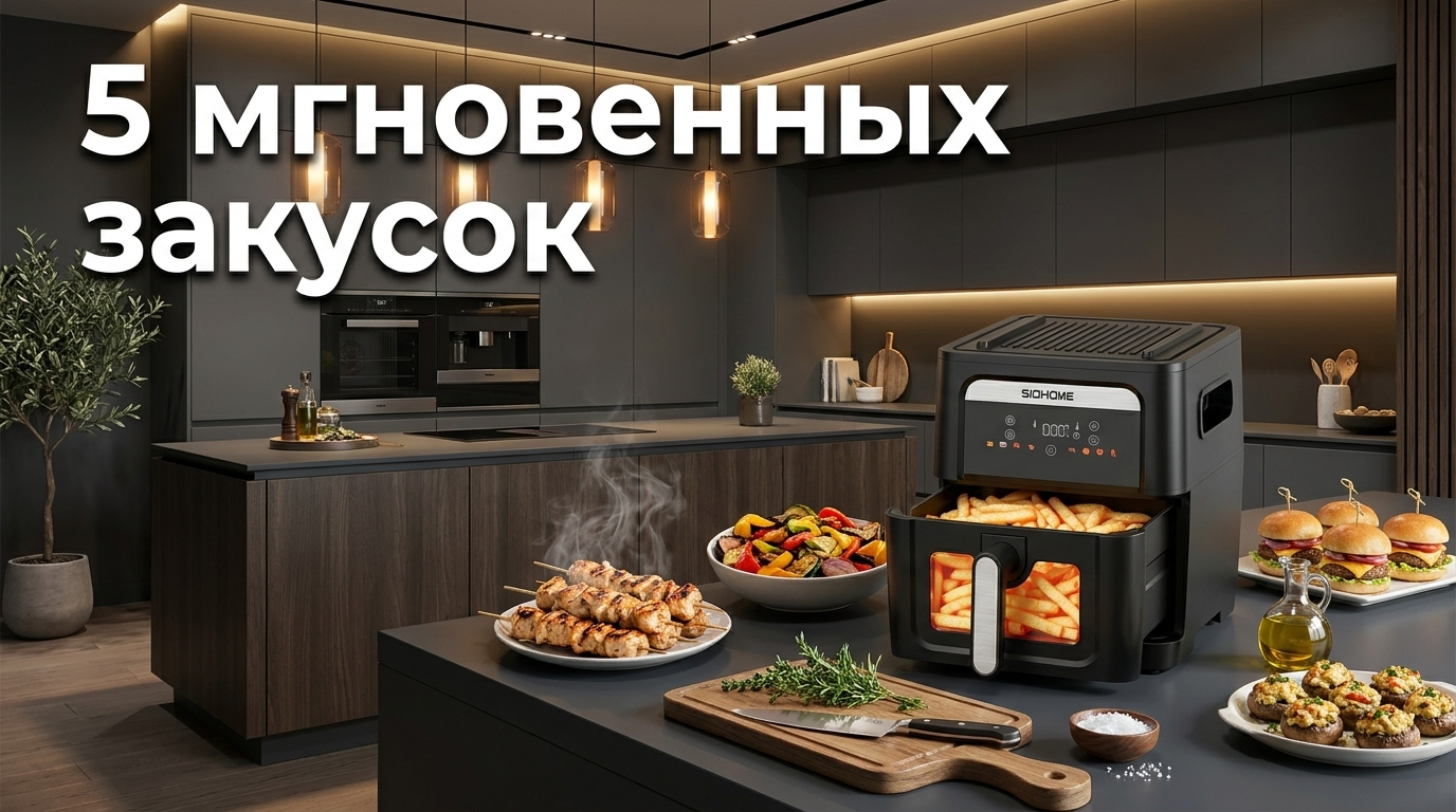 Рецепты закусок в аэрогриле для быстрого приготовления