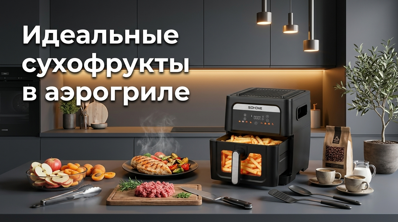 Аэрогриль конвекция и процесс сушки фруктов