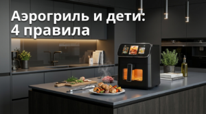 Безопасность аэрогриля: 4 правила, если аэрогрилем пользуются дети