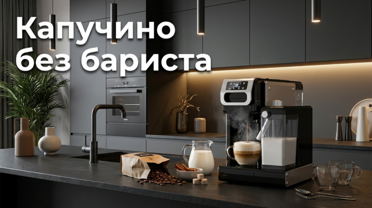 Кофемашина для дома с капучинатором — нежная молочная пена без бариста