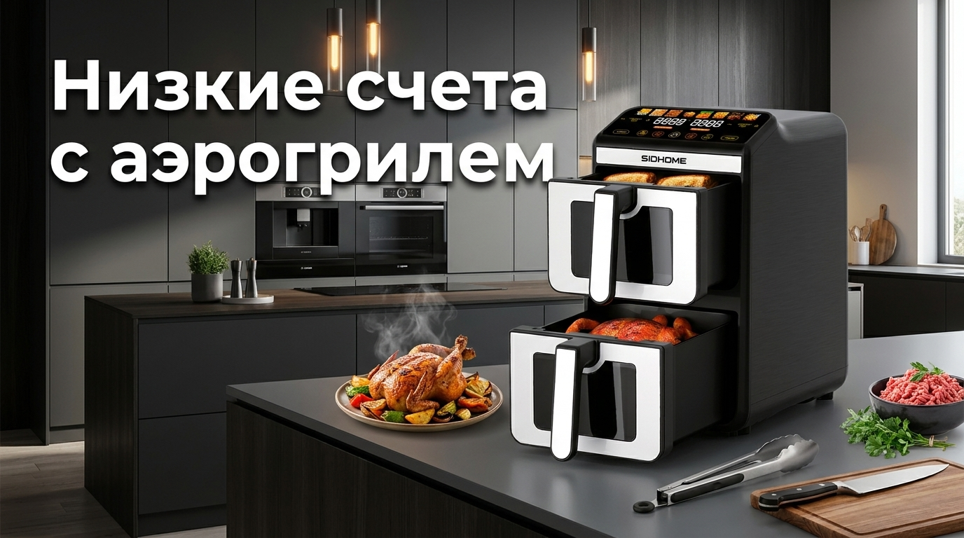 Лучший аэрогриль для экономии электроэнергии