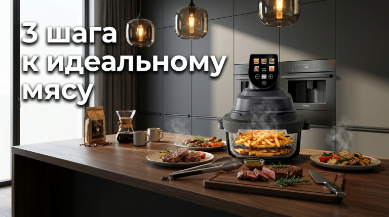 Настройка аэрогриля за 3 шага — температура для мяса в аэрогриле