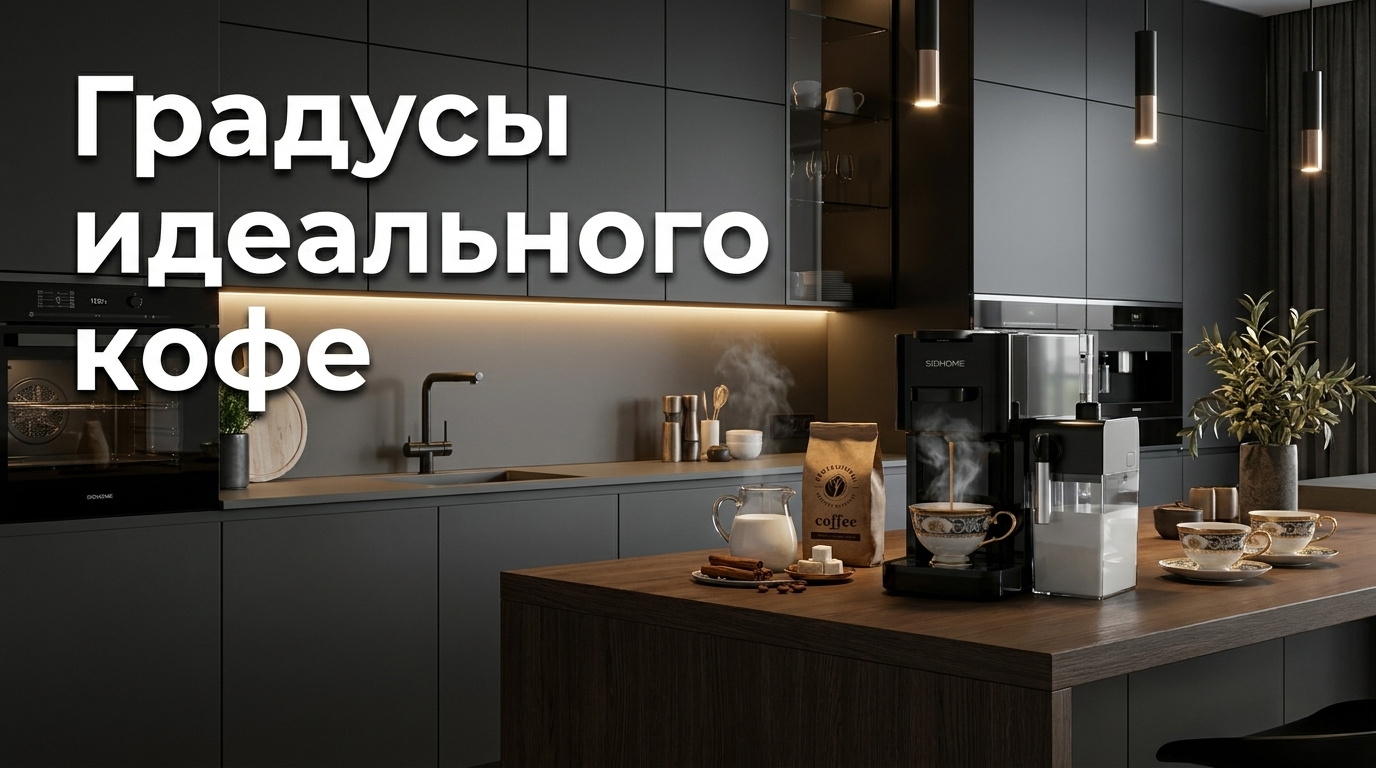 Оптимальные градусы воды в кофемашине для дома