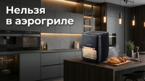 Можно ли аэрогриль: что нельзя готовить — чек-лист ошибок для дома